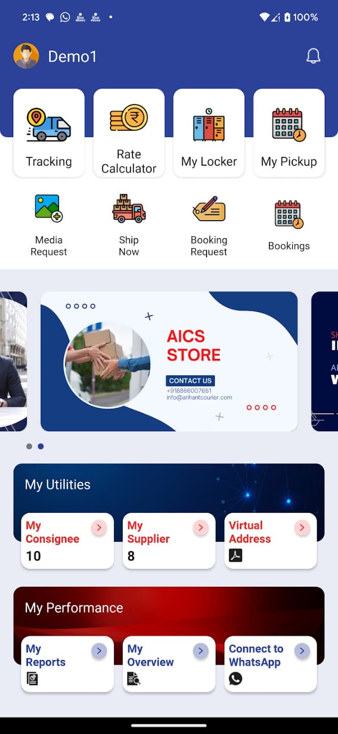 AICS Store preview